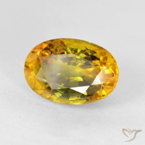 Zaffiro Oro scuro naturale da 5.95 ct, Ovale, VS