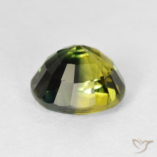 Zaffiro Verde profondo della foresta naturale da 3.97 ct, Ovale, VS