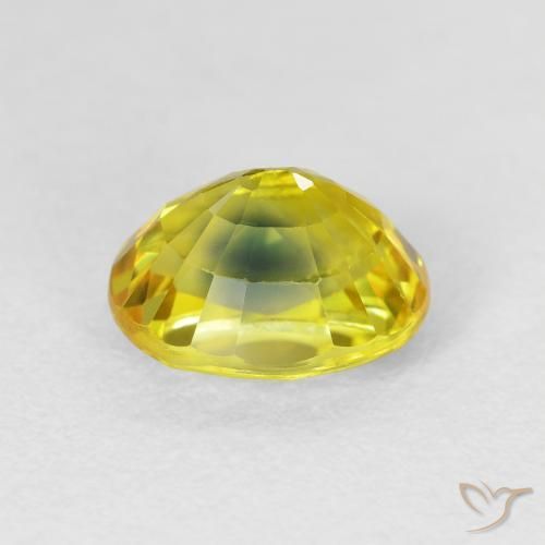 Zaffiro Oro medio naturale da 3.44 ct, Ovale, VS