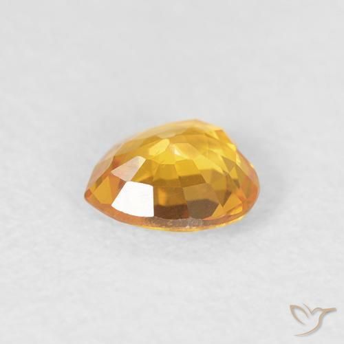 Zaffiro Oro naturale da 0.43 ct, Cuore, VS