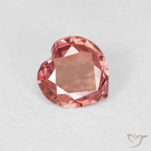 0.35ct Naturale Rosa medio Zaffiro, Cuore, VVS