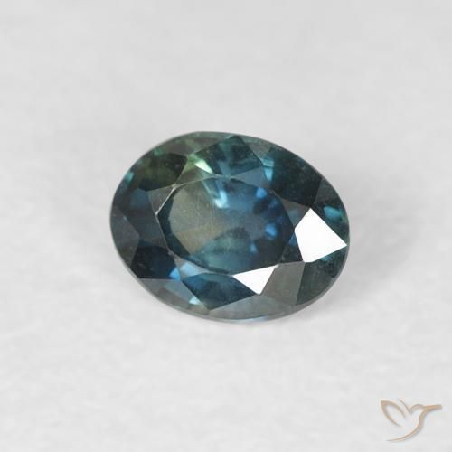 Zaffiro Blu scuro naturale da 0.33 ct, Ovale, VVS