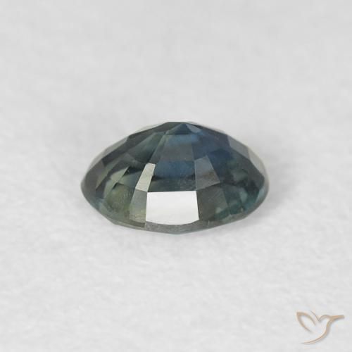 Zaffiro Blu scuro naturale da 0.33 ct, Ovale, VVS