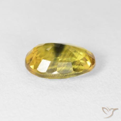 Zaffiro Verde scuro naturale da 2.91 ct, Ovale, VS