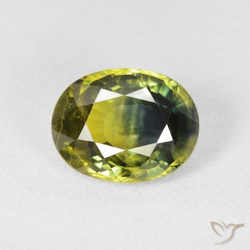 3.35ct Naturale Multicolore Zaffiro, Ovale, VS