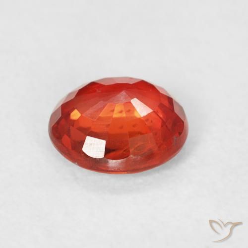 Zaffiro Rosso brillante naturale da 0.77 ct, Rotondo, VS