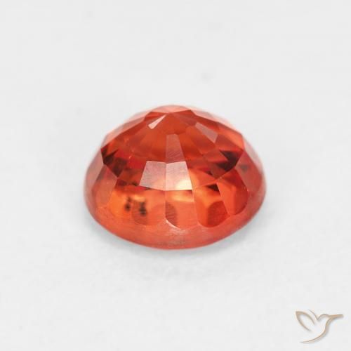 Zaffiro Rosso medio naturale da 0.95 ct, Rotondo, VS