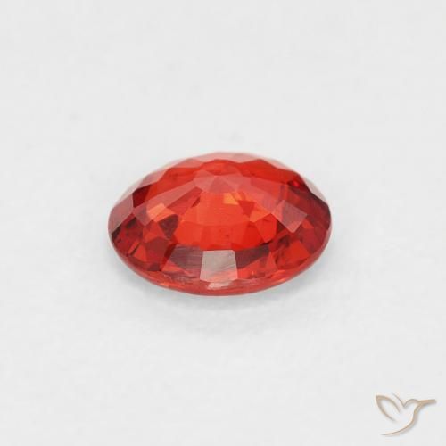 Zaffiro Rosso brillante naturale da 0.51 ct, Rotondo, VS