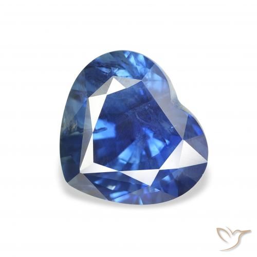 Zaffiro Blu navy naturale da 3.33 ct, Cuore, VS