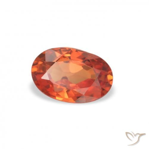 Zaffiro Rosso intenso naturale da 0.62 ct, Ovale, VVS-VS