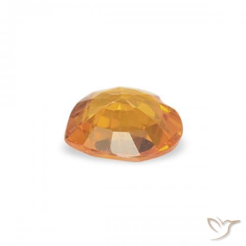 Zaffiro Oro naturale da 0.32 ct, Cuore, VVS-VS
