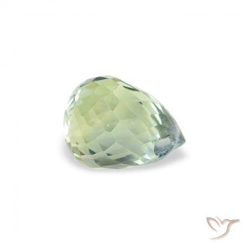 Zaffiro Teal-blu naturale da 0.73 ct, Taglio briolette, VS