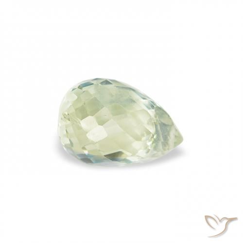 Zaffiro Teal-blu naturale da 0.78 ct, Taglio briolette, VS