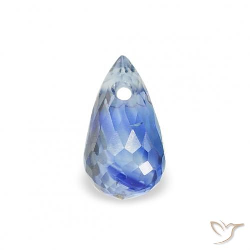 0.34ct Naturale Azzurro Zaffiro, Taglio briolette, VS