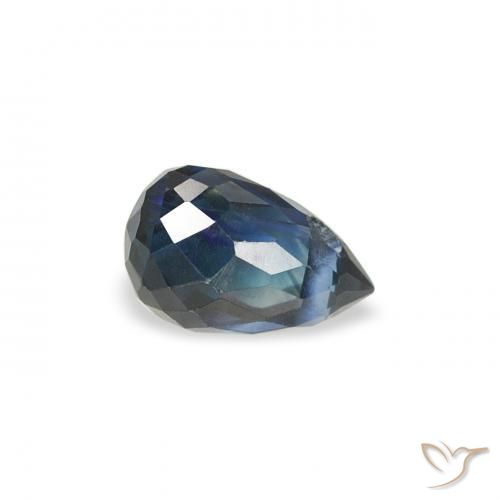 Zaffiro Blu notte naturale da 0.47 ct, Taglio briolette, VS