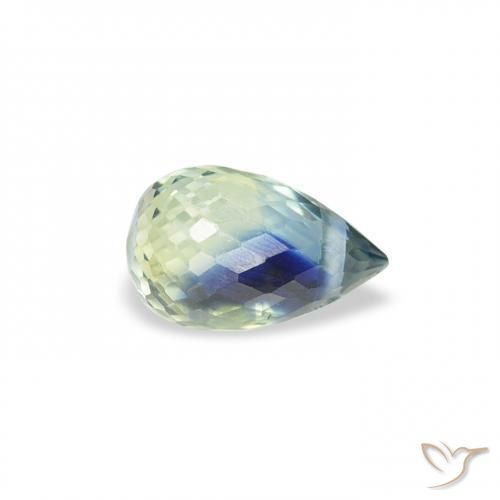 Zaffiro Multicolore naturale da 0.62 ct, Taglio briolette, VS