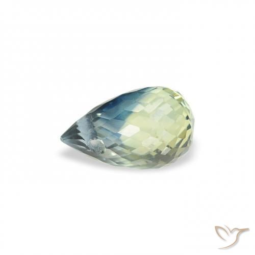 Zaffiro Multicolore naturale da 0.62 ct, Taglio briolette, VS