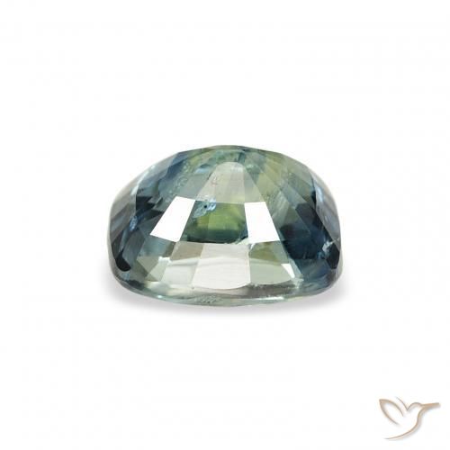 Zaffiro Teal-blu naturale da 1.21 ct, Cuscino, SI
