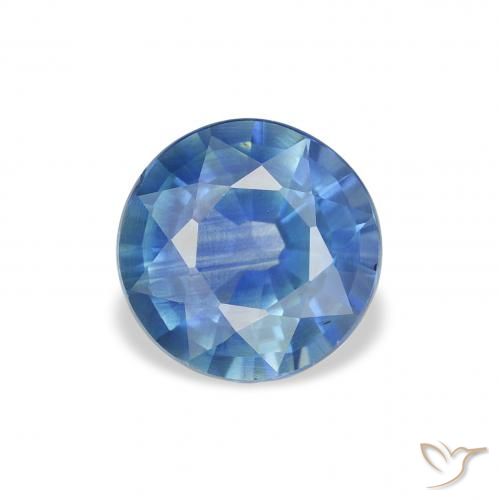 1.68ct Naturale Azzurro Zaffiro, Rotondo, VVS-VS