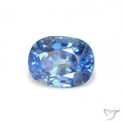 Zaffiro Blu scuro medio naturale da 1.58 ct, Cuscino, VS