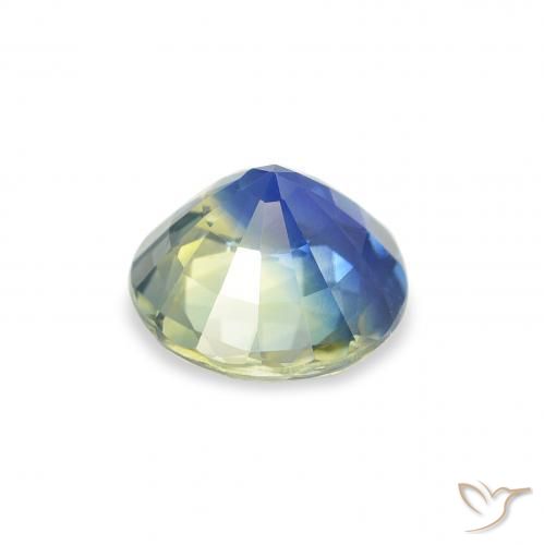 Zaffiro Blu scuro naturale da 1.57 ct, Rotondo, VVS-VS