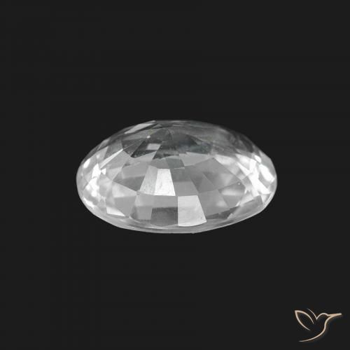 Zaffiro Bianco naturale da 1.67 ct, Ovale, VS