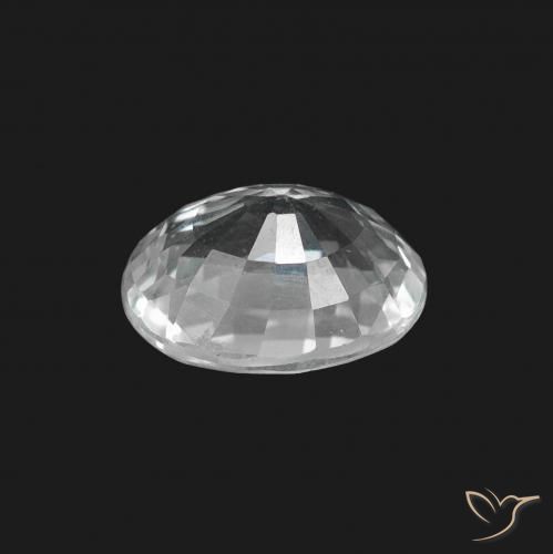Zaffiro Bianco bluastro naturale da 1.50 ct, Ovale, VS