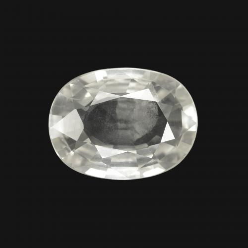 Zaffiro Bianco naturale da 2.28 ct, Ovale, VS