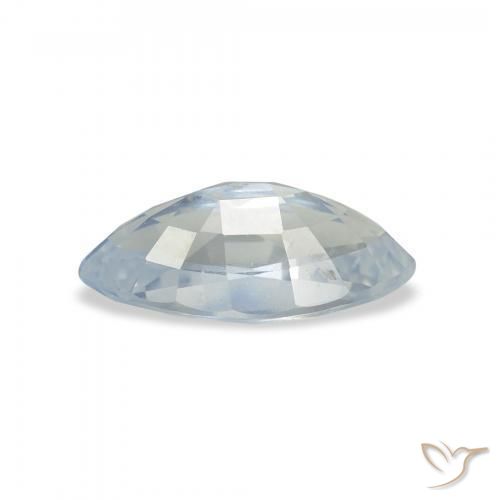 Zaffiro Bianco bluastro naturale da 1.82 ct, Taglio marquise, VS