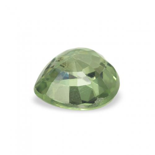 Zaffiro Verde caldo naturale da 0.67 ct, Cuore, VS