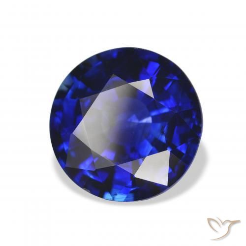 Zaffiro Blu reale naturale da 7.03 ct, Rotondo, VS