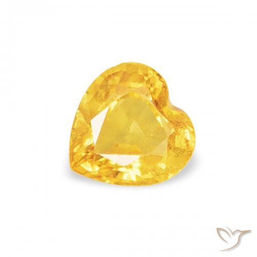 0.40ct Naturale Top Oro Zaffiro, Cuore, VS