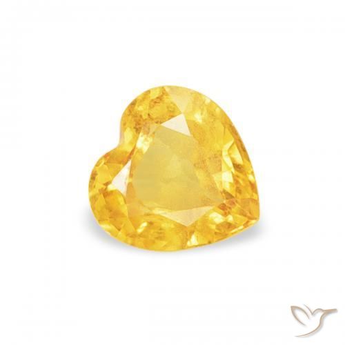 Zaffiro Top Oro naturale da 0.40 ct, Cuore, VS