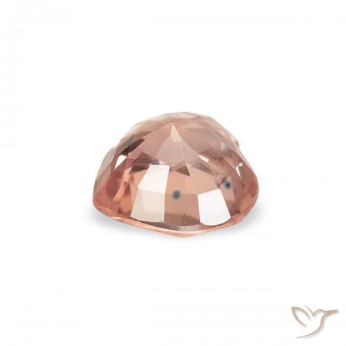 Zaffiro Rosa chiaro naturale da 0.44 ct, Cuore, VS
