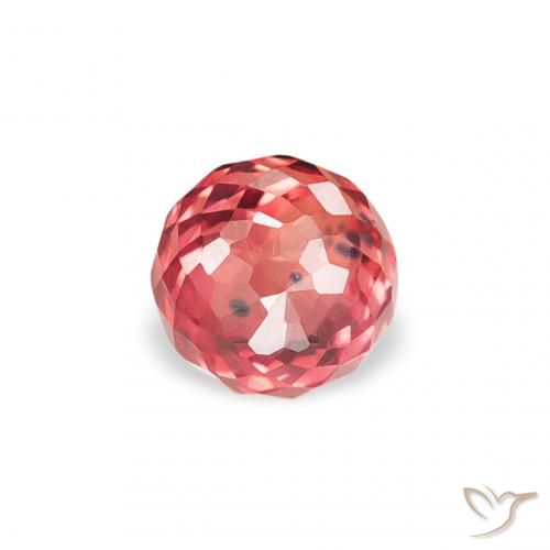 0.36ct Rosso brillante Zaffiro, Rotondo, VS