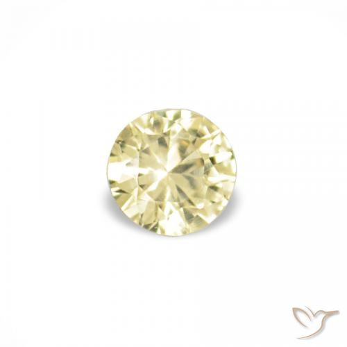 1.53ctw Giallo Laguna chiaro Zaffiro, Rotondo, VVS-VS