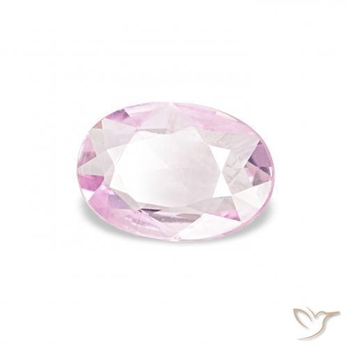 Zaffiro Viola chiaro-rosa naturale da 0.30 ct, Ovale, VVS
