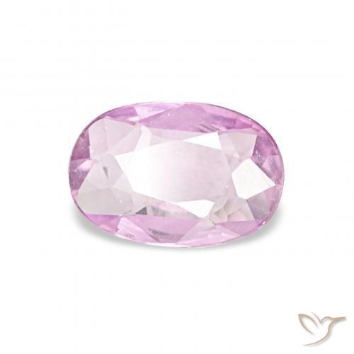 Zaffiro Viola Rosato Chiaro Viola naturale da 0.40 ct, Ovale, VVS