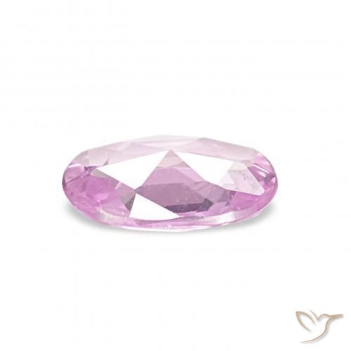 Zaffiro Viola Rosato Chiaro Viola naturale da 0.40 ct, Ovale, VVS