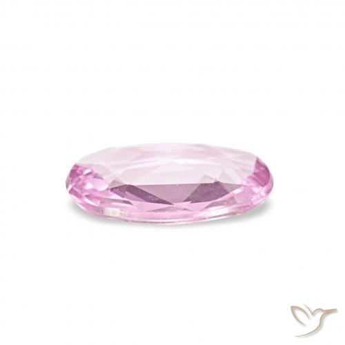 Zaffiro Rosa gomma da masticare naturale da 0.32 ct, Ovale, VVS