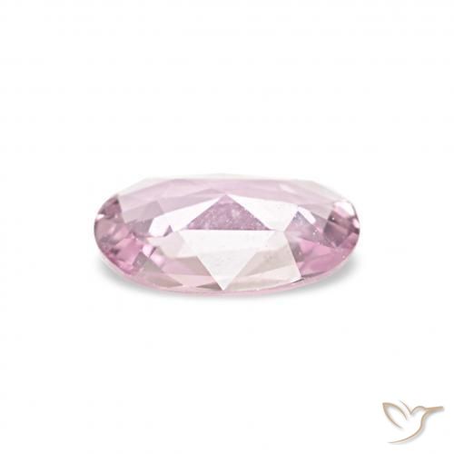 Zaffiro Rosa chiaro naturale da 0.33 ct, Ovale, VVS