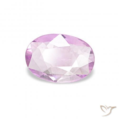 Zaffiro Viola rosato chiaro naturale da 0.32 ct, Ovale, VVS