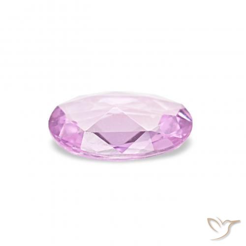 Zaffiro Viola rosato chiaro naturale da 0.32 ct, Ovale, VVS