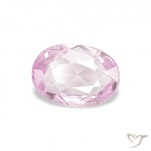 Zaffiro Viola chiaro-rosa naturale da 0.43 ct, Ovale, VVS