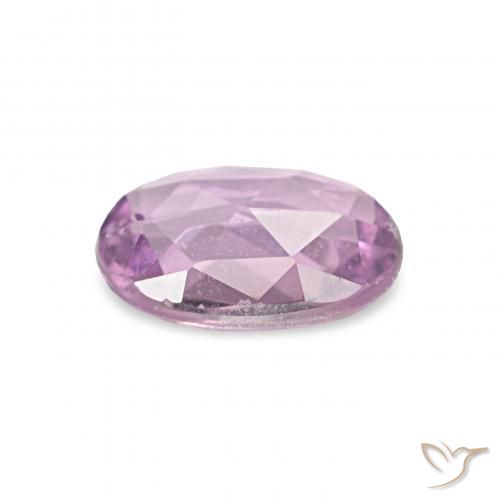 Zaffiro Rosa violetto naturale da 0.53 ct, Ovale, VS