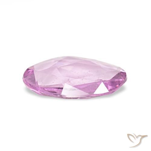 Zaffiro Rosa viola reale molto chiaro naturale da 0.57 ct, Taglio a fantasia, VS