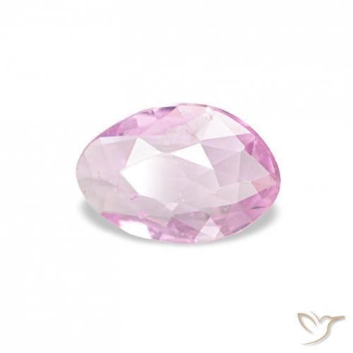 Zaffiro Rosa brillante naturale da 0.35 ct, Taglio a fantasia, VS