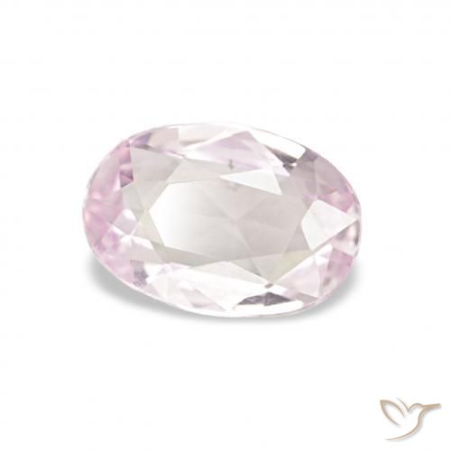 Zaffiro Rosa Molto Chiaro naturale da 0.44 ct, Ovale, VVS