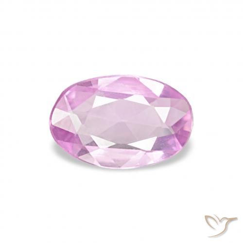 0.33ct Viola chiaro Zaffiro, Ovale, VVS