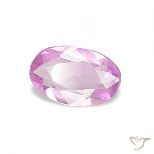 Zaffiro Viola chiaro naturale da 0.33 ct, Ovale, VVS